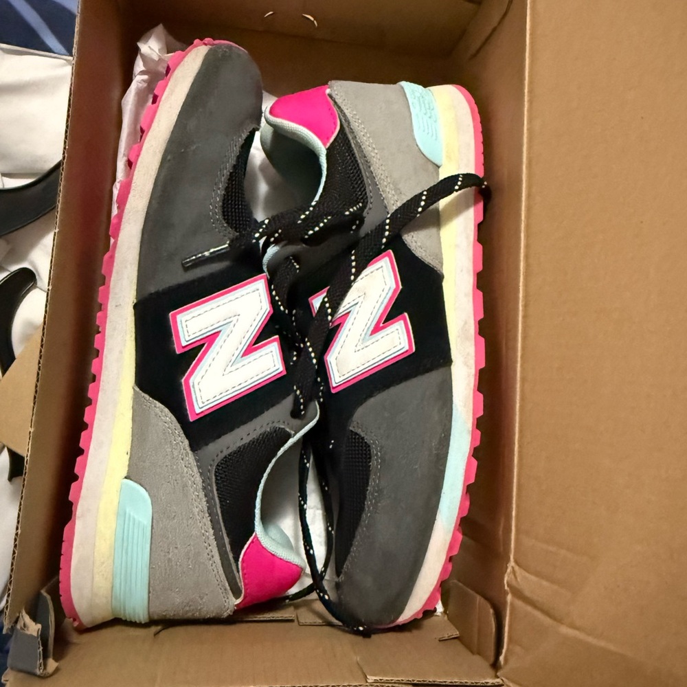 Pink, Black and Gray New Balance Shoes > My Daughter Wore Them Once